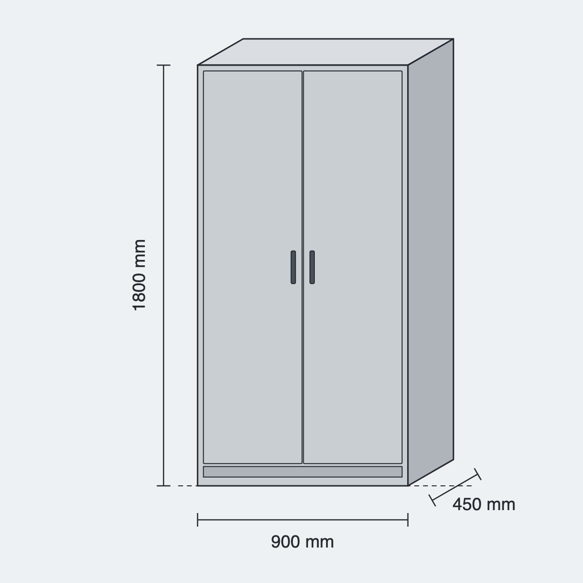 Wide Floor Cabinet