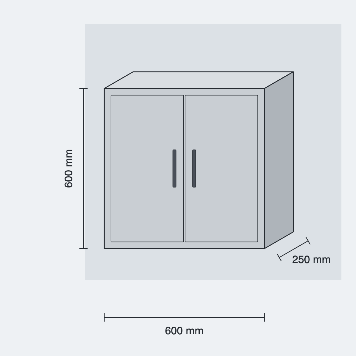 Wide Wall Cabinet